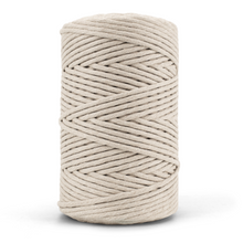 Load image into Gallery viewer, Soft Cotton Cord Zero Waste 4mm Single Strand - Oat Color