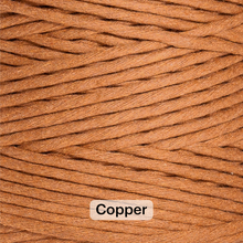 Load image into Gallery viewer, SOFT COTTON CORD ZERO WASTE 4 MM - 1 SINGLE STRAND - SAMPLES