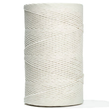 Load image into Gallery viewer, Soft Cotton Cord Zero Waste 4mm Single Strand - Natural Color