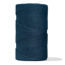 Load image into Gallery viewer, SOFT COTTON CORD ZERO WASTE 4 MM - 1 SINGLE STRAND - PEACOCK BLUE COLOR