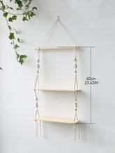 Load image into Gallery viewer, DecorBites™ Boho Macrame Wall Shelf for Home Decor