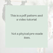 Load image into Gallery viewer, Macrame layered feather wall hanging PDF pattern + Video tutorial. Step by step macrame pattern. intermediate