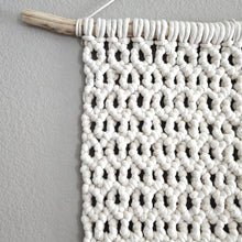 Load image into Gallery viewer, Macrame wall hanging. 100% cotton. Handmade home decor wall art.
