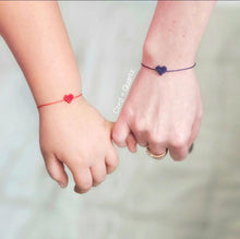 Load image into Gallery viewer, Macrame mini heart bracelets. Adustable for kids and adults. friendship bracelets. valentines day or birthday