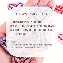 Load image into Gallery viewer, Macrame heart magnet pdf pattern. Beginner macrame patterns. macrame tutorials, diy macrame. valentines diy home decor.