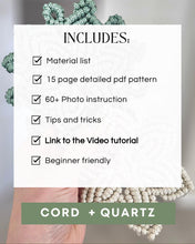 Load image into Gallery viewer, Macrame snowflake coaster pdf pattern. Beginner Christmas macrame patterns, tutorials, DIY.