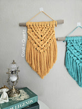 Load image into Gallery viewer, Handmade Macrame Wall Hanging: Boho Home Decor 13in × 16in.