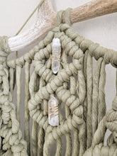 Load image into Gallery viewer, boho wall decor handmade macrame on antler
