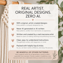 Load image into Gallery viewer, Macrame Christmas ornament pdf PATTERN. DIY boho Christmas ornaments. easy and beginner friendly. instant download. Christmas macrame ideas
