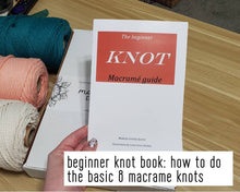 Load image into Gallery viewer, Beginner DIY Macrame craft kit. Macrame wall hanging kit, Craft kits for adults and kids. DIY boho wall decor. Macrame tutorial kit