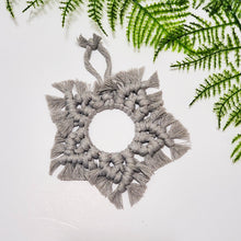 Load image into Gallery viewer, Macrame Christmas star ornament pdf PATTERN. digital download