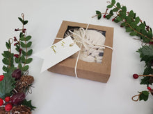 Load image into Gallery viewer, Macrame christmas ornaments, personalized holiday decor, rustic ornaments, boho Christmas, white ornaments, Christmas gifts for mom