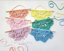 Load image into Gallery viewer, Macrame 12 inch half mandala PDF PATTERN digital download.