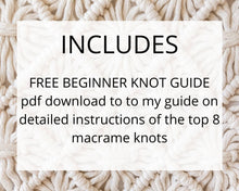 Load image into Gallery viewer, macrame lotus mandala pdf pattern. Digital download