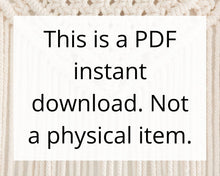 Load image into Gallery viewer, Macrame 12 inch half mandala PDF PATTERN digital download.