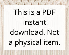Load image into Gallery viewer, Beginner macrame wall hanging pdf pattern. macrame patterns. macrame tutorials, diy macrame. boho home and wall decor diy.