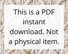 Load image into Gallery viewer, macrame lotus mandala pdf pattern. Digital download