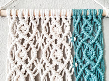 Load image into Gallery viewer, Geometric macrame wall hanging pattern. PDF pattern digital download