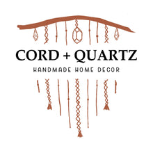 Load image into Gallery viewer, Beginner DIY Macrame craft kit. Macrame wall hanging kit, Craft kits for adults and kids. DIY boho wall decor. Macrame tutorial kit