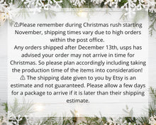 Load image into Gallery viewer, Macrame christmas ornaments. Handmade boho christmas ornaments. Xmas Mini wreaths. handmade Christmas ornaments bulk wholesale.