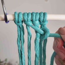 Load image into Gallery viewer, Macrame wall hanging pdf pattern, beginner macrame tutorial, DIY macrame step by step, DIY boho decor, diy craft home decor. English only