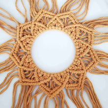 Load image into Gallery viewer, macrame wall hanging pdf pattern, beginner macrame tutorial, DIY macrame step by step, Macrame mandala pattern. macrame circle. English only