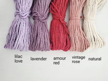 Load image into Gallery viewer, Beginner macrame heart wall hanging kit. Craft kits for adults and kids. Valentines day craft kit. Bohemian home and wall decor diy kit