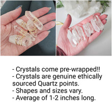 Load image into Gallery viewer, Macrame moon and crystal DIY KIT. Beginner tutorial and materials.