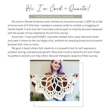 Load image into Gallery viewer, Macrame feather PDF pattern + Video tutorial. Beginner friendly macrame pattern