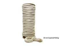 Load image into Gallery viewer, Supersoft String &amp; Rope - Natural Cotton (3 mm to 25 mm)
