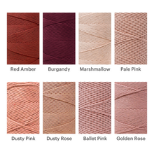 Load image into Gallery viewer, SOFT COTTON CORD ZERO WASTE 4 MM - 1 SINGLE STRAND - SAMPLES
