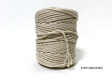 Load image into Gallery viewer, Supersoft String &amp; Rope - Natural Cotton (3 mm to 25 mm)

