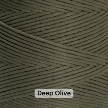 Load image into Gallery viewer, SOFT COTTON CORD ZERO WASTE 4 MM - 1 SINGLE STRAND - SAMPLES
