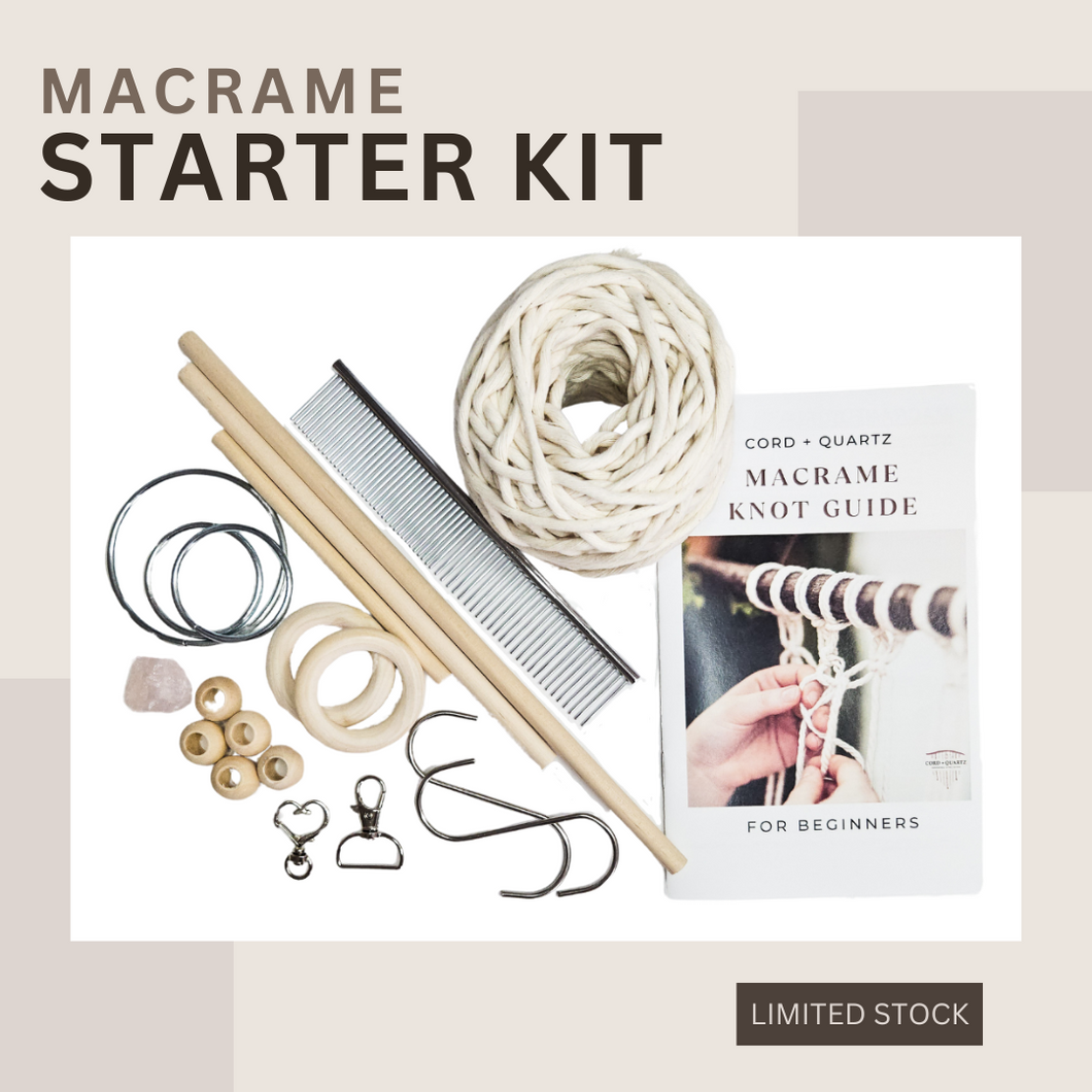 Macrame starter kit supply box