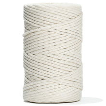 Load image into Gallery viewer, Soft Cotton Cord Zero Waste 4mm Single Strand - Natural Color
