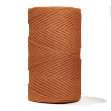 Load image into Gallery viewer, SOFT COTTON CORD ZERO WASTE 4 MM - 1 SINGLE STRAND - COPPER COLOR
