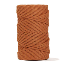 Load image into Gallery viewer, SOFT COTTON CORD ZERO WASTE 4 MM - 1 SINGLE STRAND - COPPER COLOR
