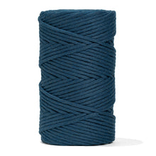 Load image into Gallery viewer, SOFT COTTON CORD ZERO WASTE 4 MM - 1 SINGLE STRAND - PEACOCK BLUE COLOR

