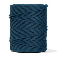 Load image into Gallery viewer, SOFT COTTON CORD ZERO WASTE 4 MM - 1 SINGLE STRAND - PEACOCK BLUE COLOR
