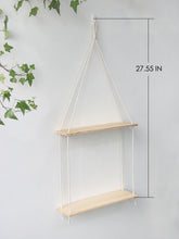 Load image into Gallery viewer, DecorBites™ Boho Macrame Wall Shelf for Home Decor
