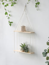 Load image into Gallery viewer, DecorBites™ Boho Macrame Wall Shelf for Home Decor
