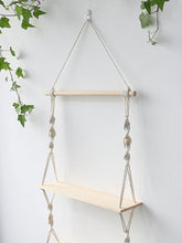 Load image into Gallery viewer, DecorBites™ Boho Macrame Wall Shelf for Home Decor
