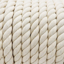 Load image into Gallery viewer, 1OO% Natural Cotton Rope 1/2 Inch X 198 Feet Strong Soft Cotton Cord for DIY Crafts Gardening Hammock Home Decorating, Macrame,Projects Pet Toys,White Rope
