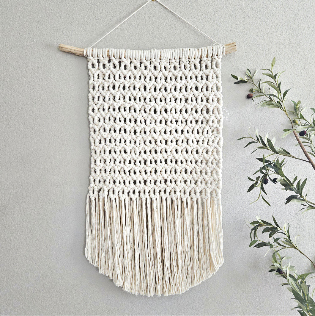 Macrame wall hanging. 100% cotton. Handmade home decor wall art.