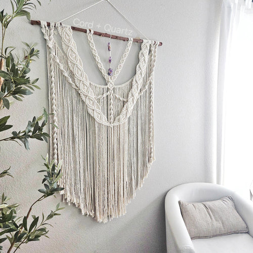 large macrame wall hanging