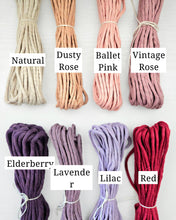 Load image into Gallery viewer, macrame heart coaster diy craft kit for valentines day
