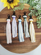 Load image into Gallery viewer, boho colorful macrame keychains for her
