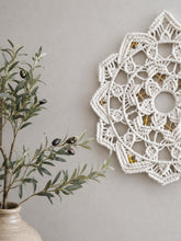 Load image into Gallery viewer, macrame mandala boho bedroom wall art
