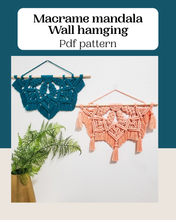 Load image into Gallery viewer, Macrame mandala pattern &#39;madam macrame&#39;. Digital download.
