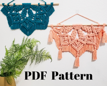 Load image into Gallery viewer, Macrame mandala pattern &#39;madam macrame&#39;. Digital download.
